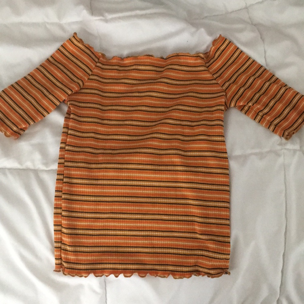 Off the shoulder crop top